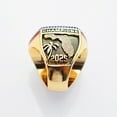 thumbnail image 4 of Panthers 2025 Championship Ring – Aleksander Barkov #16 Gold Bling Stanley Cup Florida Fan Collectible – Size 13, 4 of 6
