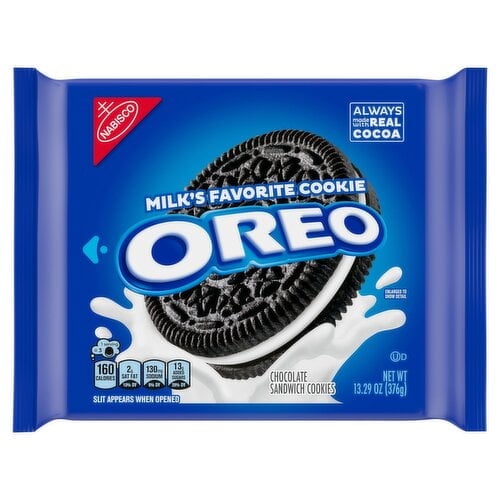Oreo Chocolate Sandwich Cookies Original 13.29 oz Pack of 2