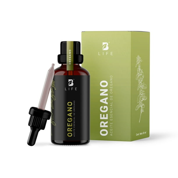 Aceite Esencial De Orégano | 50 ml | Ingredientes Puros y Naturales | Oregano Essential Oil | B Life.