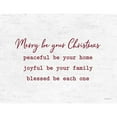 thumbnail image 3 of Lettered and Lined 18x15 Black Modern Framed Museum Art Print Titled - Merry be your Christmas, 3 of 5