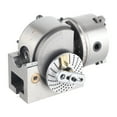 thumbnail image 4 of Cabezal divisor BS‑0, mandril de 5 y 3 mordazas, contrapunto, placa divisoria, fresadora CNC, 4 of 15