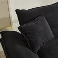 thumbnail image 6 of 84" Loveseat Sofa, Corduroy Sofa Couch with 2 Pillows, Modern Deep Seat Comfy Couch for Living Room Apartment and Office, 6 of 8