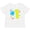AA-White, variant on Ice Cream First Birthday in Blue Boys or Girls Baby T-Shirt