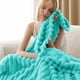 thumbnail image 3 of Manta Bedsure GentleSoft Blue Fog 130 x 180 cm, 3 of 9