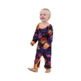 thumbnail image 2 of Yuaguia Black Matching Family Halloween Pajamas Sets, Long Sleeve Cute Ghost Print Tops, Colorful Pumpkin Pants Festive Sleepwear for Women, Men, Kids, Baby, Toddler, 2 of 5