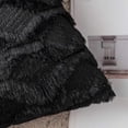 thumbnail image 2 of Pack of 2 Faux Wool Throw Pillow Covers 18x18 Inches Soft Couch Cushion Cover with Velvet Decorative Cushion Cover for Living Room, Bedroom,Car,Office (Black), 2 of 15