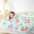 thumbnail image 3 of Erosebridal Cute Coquette Bowknot Kids Queen Comforter Set,Colorful Easter Eggs Pattern Bedding Comforter Set For Girl Boy Reversible 3pcs, 3 of 7