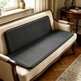 thumbnail image 4 of Virelaxpo 31.5in Rectangle Bench Cushion Woven Seat Pad for Hallway Window Sill Sofa Long Stool Living Room Protector, 4 of 6
