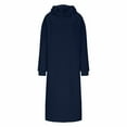 thumbnail image 4 of Ashirexll Robes d'Été pour Femmes, Robes Décontractées pour Femmes, Robe Décontractée Unie à Capuche avec Poches et Fente, 4 of 6