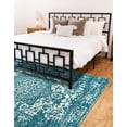 thumbnail image 3 of Unique Loom Richmond Collection Area Rug - Medallion (3' 3" x 5' 3" Rectangle Turquoise/Ivory), 3 of 6