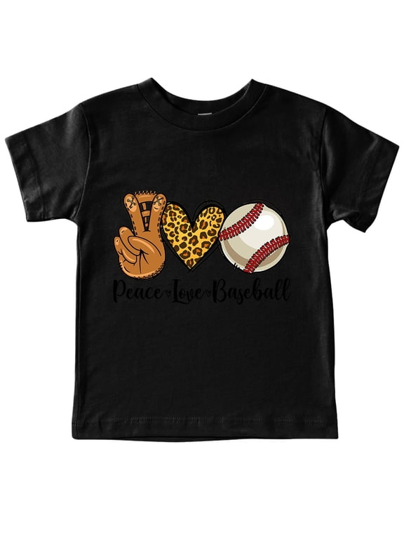 Toddler Girls Baseball Graphic T-Shirt Summer Casual Short Sleeve T Shirt Tee Tops