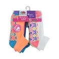 thumbnail image 2 of Fruit of the Loom Girls Low Cut Socks 6-Pack, Sizes S-L, 2 of 3