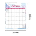 thumbnail image 2 of Magnetic Fridge Calendar, 18 Month Check In Calendar July 2026 to December 2027, Decorative Planning Calendar for Kitchen, Colorful Pattern Magnet for Family Schedule and Organization, 2 of 5