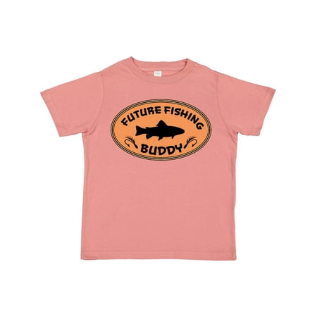 

Inktastic Future Fishing Buddy Gift Toddler Boy or Toddler Girl T-Shirt