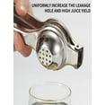 thumbnail image 4 of Wovilon Lemon Squeezer, Super Stainless Steel 304 Hand Press Juicer Manual Citrus for Juicing Lemon ＆ Limes, Vegetables, 4 of 11