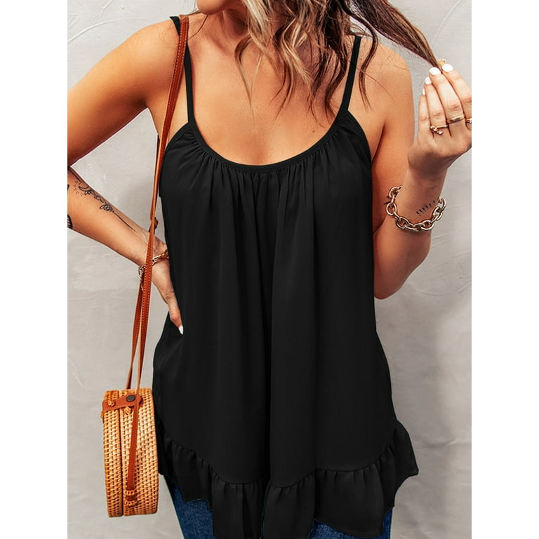 Spaghetti strap shop shirt walmart