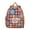Orange-39, variant on Floral Dog Design Student Backpack – Adorable Puppy Paw Print with Bone and Tail Cartoon Design, Artistic Watercolor Style for School