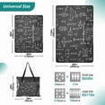 thumbnail image 2 of Extra Large Picnic Beach Blanket Waterproof Sand Proof Portable Outdoor Mat Mathematics Blackboard 60x80, 2 of 9