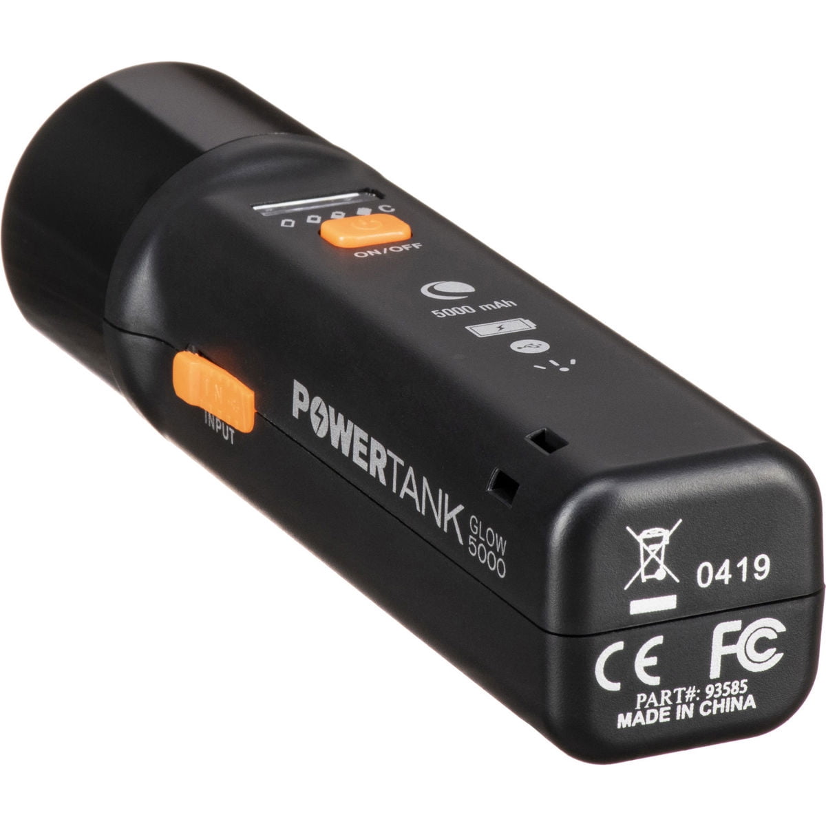 Celestron Celestron - PowerTank Glow 5000 - Portable USB Rechargeable Power Bank + Red Flashlight - 5000 mAh Capacity - The Best Astronomy Flashlight - Must-Have 2-in-1 Accessory for Amateur