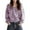 Purple, variant on RMGVDSD Women's Long Sleeve Striped Color Block Knitted Sweater V Neck Oversized Pullover Tops Loose Knit Pullover Sweater /Red