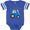 Football Blue and White, variant on Inktastic Farmer Tractor Little Bro Boys Baby Bodysuit