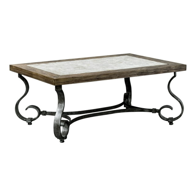 Uttermost 25857 Mona 48" Wide Wood Coffee Table