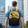 thumbnail image 6 of POLERO Construction Vehicles Print Adjustable Shoulder Strap Backpack for Travel School, Padded Straps Adjustable Strap Polyester Bag, 6 of 10