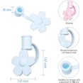 thumbnail image 4 of 3 Pack Compatible with Stanley 30&40 Oz Tumbler, 10mm Cloud Shape Straw Covers Cap, Cute Silicone Cloud Straw Covers, Straw Protectors, Soft Silicone, 4 of 4