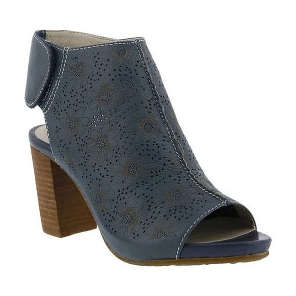 LArtiste by Spring Step Women's Fab Heeled Sandal, Blue, 40 EU/9 M US