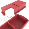 thumbnail image 2 of CNF Silicone freezer molds, 2-cup Silicone Freezer Trays with Lid,Soup Freezer Container large Ice Cube Molds, Perfect for Storing Lasagna, Leftovers, Sauces, Portioned Meals and More dishwasher safe, 2 of 12