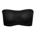 thumbnail image 3 of Cuekondy Strapless Bras for Women Fashion Casual Solid Hollow Out Breathable Underwear Bra, 3 of 5