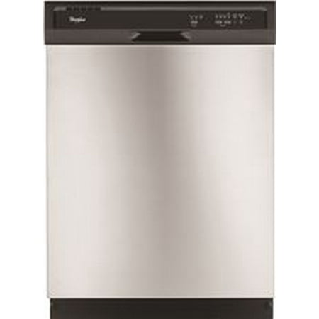 WHIRLPOOL BUILT-IN 24 IN. DISHWASHER WITH ACCUSENSE SOIL SENSOR, UNIVERSAL SILVER, 3 CYCLES / 4 OPTI