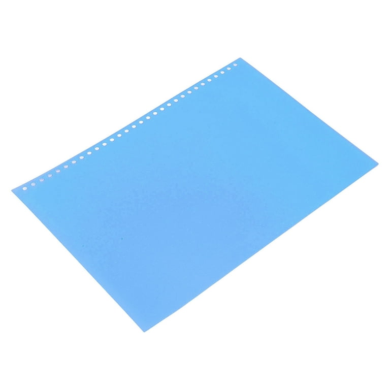 Sheet Protectors, 50pcs Reusable Paper Protector Sheets Frosted For  Presentations White,Black,Red,Yellow,Blue 