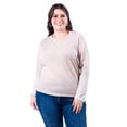 thumbnail image 4 of Blusa manga murcielago Roman Fashion Tallas Extras 8848 Beige 38, 4 of 6