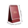 thumbnail image 2 of Toyvian Household Standing Desk Calendar Red Paper Material for Daily Use and Table Decor, 2 of 5
