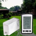 thumbnail image 3 of Indoor Outdoor Weather Station with Wireless Rain Gauge and Temperature Monitor, 3 of 5