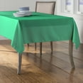 thumbnail image 2 of LA Linen Polyester Poplin 60 by 90-Inch Rectangular Tablecloth, Jade, 2 of 2