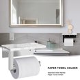 thumbnail image 4 of Soporte Papel Soporte Pañuelos Metal Accesorios Baño (plata), 4 of 7