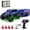 Blue, variant on 1/64 Scale RC Crawler Truck with Trailer, 2.4G Full Proportional Control Mini Off-Road RC Monster Truck with LED Lights, Dual Speed Modes, DIY Stickers for Hobbyists