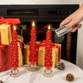 thumbnail image 4 of Lamp Homemory, 3 velas LED para árbol de Navidad, 25 cm, 4 of 7