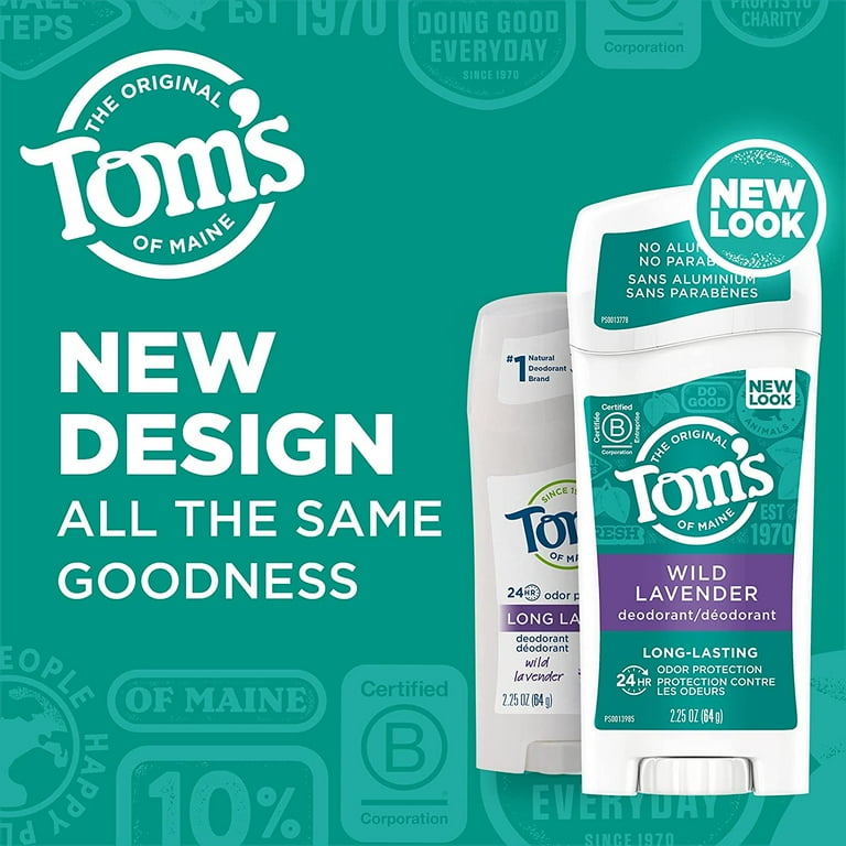Tom's of Maine Aluminum-Free Long Lasting Deodorant Stick