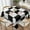 Black and White Checkered, variant on Square Table Cloth, Gray Chevron Pattern Tablecloth Washable Dinng Table Covers Decorative for Kitchen & Table Linens 52" x 52"