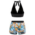 thumbnail image 5 of Women'S Bikini Swimsuits Sets High Waisted Women Tie High Cut Bathing Swimsuit(Black-M), 5 of 5
