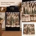 thumbnail image 4 of Christmas Oven Skirts for Stove Holiday Oven Door Cover,Christmas Oven Skirt and Stove Curtain with Ruffle Trim, Farmhouse Oven Skirt Curtain for Xmas Holiday Winter Kitchen Decor, 4 of 5