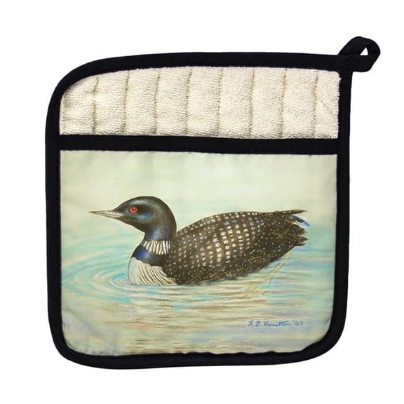 Betsy Drake PT130 Loon Pot Holder