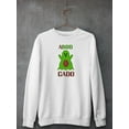 thumbnail image 3 of A Boo Cado Funny Halloween Pun  Sweatshirt Men -Image by Shutterstock, Male Medium, 3 of 4