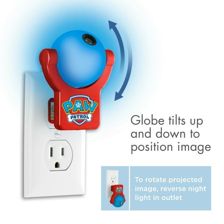 Jasco - Projectables LED Plug-In Night Light, Nickelodeon Paw Patrol