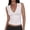 White-1, variant on EMMIOL Women's Deep V-Neck Crop Tank Top Stretchy Sleeveless Going Out Top Summer Y2K Style