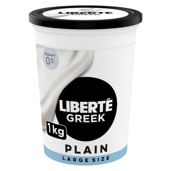Liberte Greek 0% Yogurt, Plain, High Protein 1Kg