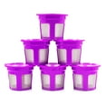 thumbnail image 4 of 6Pcs Reusable Refillable K-Cup Coffee Filter Pod for Keurig K50 K55 Coffee Maker, 4 of 8